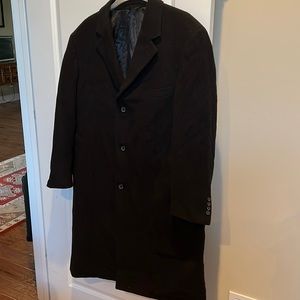 Mens Lauren Ralph Lauren Coat Size 44 or L/XL Below Knee Trench Pea Coat Wool